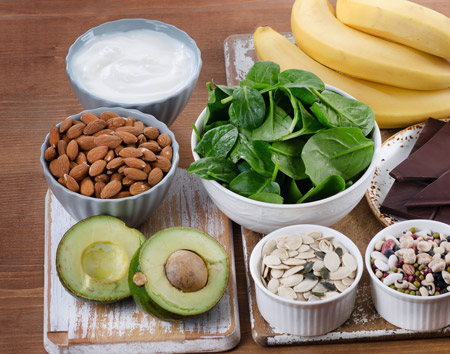 Completa tu rutina de masajes relajantes regulares con alimentación rica en magnesio, selenio, yodo y zinc.
